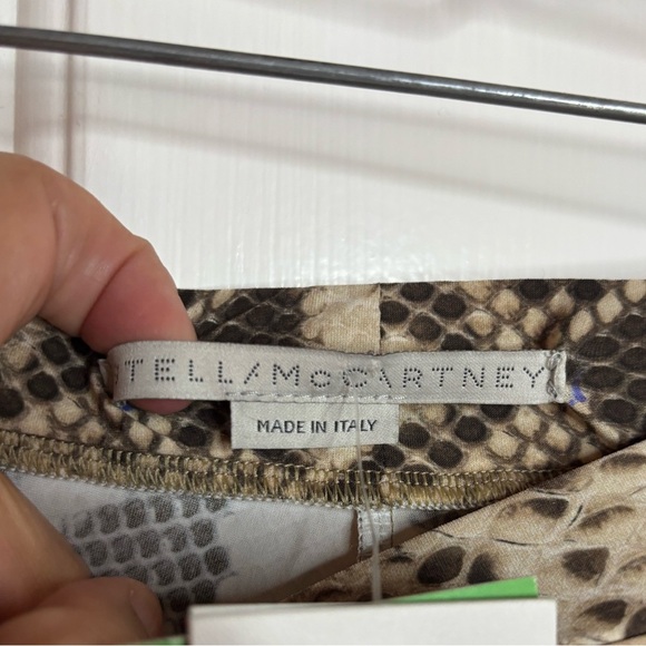 NWT Stella McCartney Python Print Trousers in Brown and Cream multi sz S - Picture 6 of 10